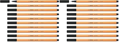STABILO Fineliner point 88-10er Pack Schwarz für Büro und Studium