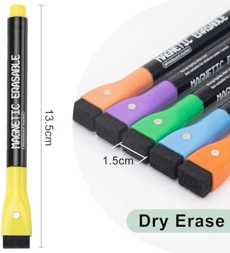 Whiteboard Marker 10 Stück Schwarz Abwischbar Schule Büro
| Magnetisch Whiteboard Stifte 10 Stück Schule Zuhause
| Abwi