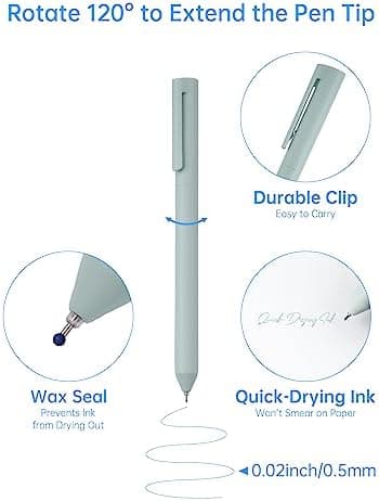NiArt 14 Textmarker Pastell Set, Morandi Farben & Aesthetic Bible Marker & Für Journalisten
