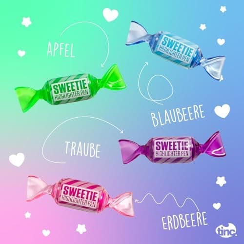 Tinc Pastellmarker Set - Retro Stil - Perfekt für Schule und Hausaufgaben - Flüssiges Schreiben mit sanften Farben --Pac