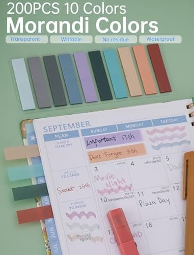 NiArt 14 Textmarker Pastell Set, Morandi Farben & Aesthetic Bible Marker & Für Journalisten
