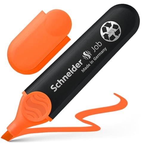 Schneider Job 150 Pastell Textmarker - recycelter Kunststoff, Der blaue Engel ausgezeichnet, 10er Pack rosé
