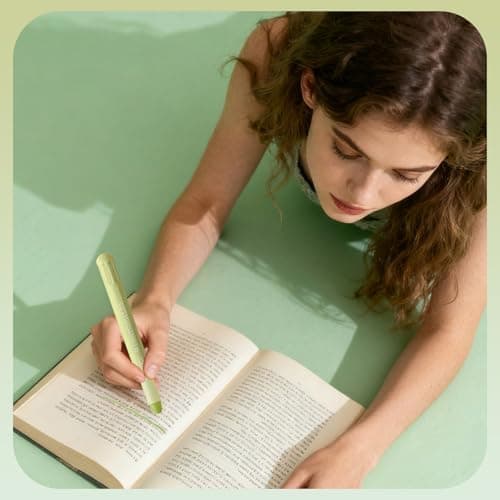 Bibel Textmarker 8 Farben - Highlighter Stifte Set für Bibelstudium und Schule - No Bleed Pastellfarben
| Bibel Highlig