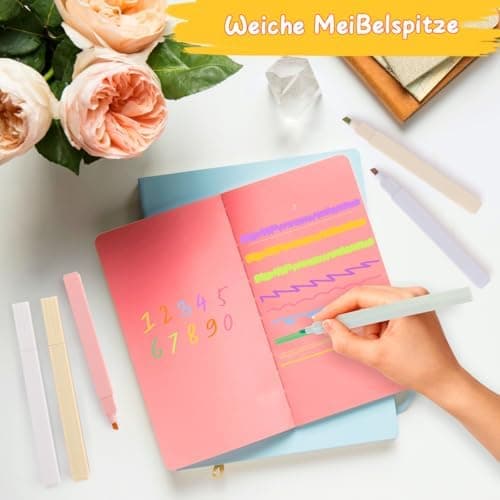 Pastell Marker Set für Bibel, 12 Stück, Highlighter Funktionalität
| Highlighter Stifte Pastell Set, 12 Stück, Bibeltex