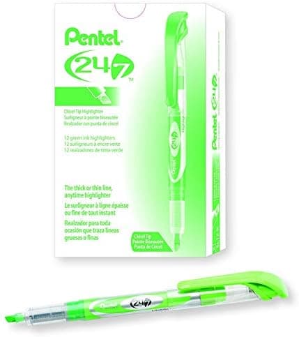 Pentel SL12-G Textmarker mit Flüssigtinte +_Core_Tool_+ +_Core_Color_ +_Core_Packaging_