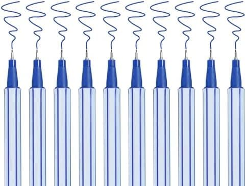 10x Fineliner Schwarz für Precises Schreiben und Zeichnen im Büro und zu Hause
| 10x Metallgefaserte Fineliner mit fein