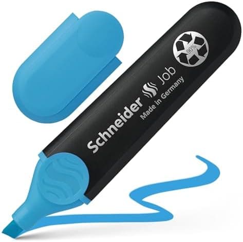 Schneider Job 150 Pastell Textmarker - recycelter Kunststoff, Der blaue Engel ausgezeichnet, 10er Pack rosé