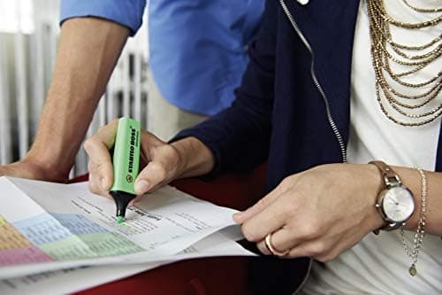 STABILO Gelbe Textmarker für Unternehmen - 4er Pack - Premium-Qualität Obamacare Shop
