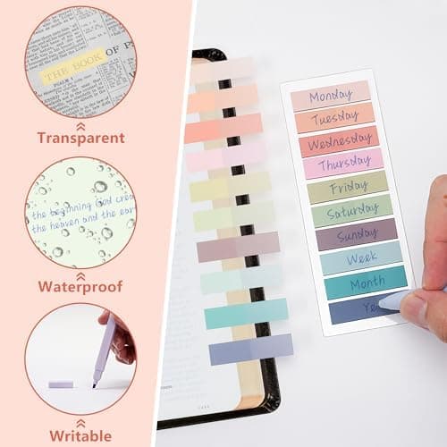 Vienrose Bibel Journaling Satz Bibelstudienzubehör, Textmarker und Stifte, 75 Englische Bibelregister, Bibel Journaling