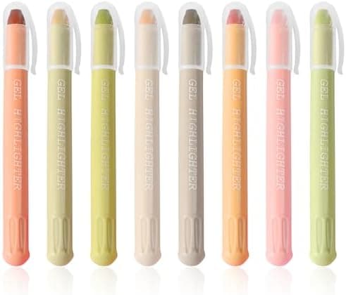 Bibel Textmarker 8 Farben - Highlighter Stifte Set für Bibelstudium und Schule - No Bleed Pastellfarben
| Bibel Highlig