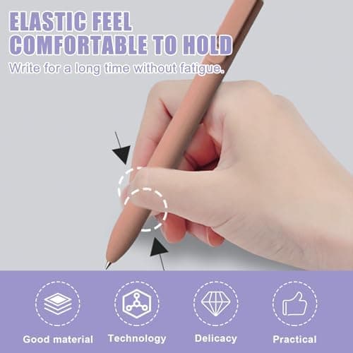 23 Aesthetic Pastell Textmarker für Journalisten und Studenten - 12 No-Bleed Stifte, 6 Korrekturrollen und 5 schwarze Ge