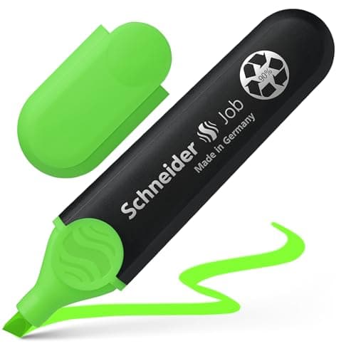 Schneider Job 150 Pastell Textmarker - recycelter Kunststoff, Der blaue Engel ausgezeichnet, 10er Pack rosé