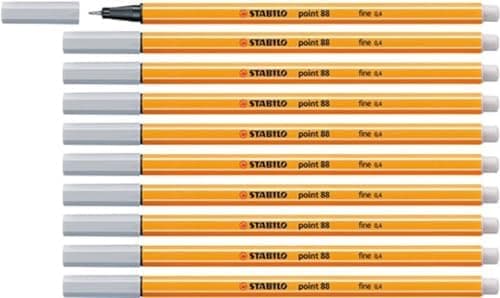 STABILO Fineliner point 88-10er Pack Schwarz für Büro und Studium