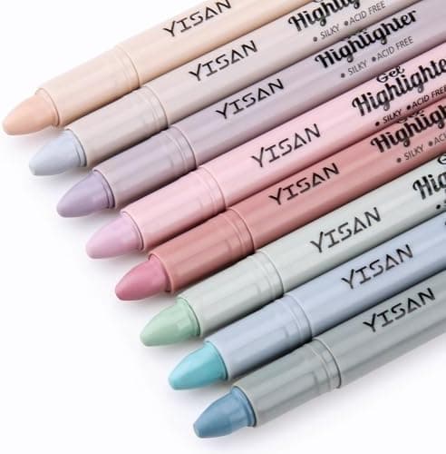 YISAN Bibel Highlighter - Buchstabierungstextmarker, Ideal für Bibeln, 8 Farben Set, 70634
| YISAN Bibel Textmarker - H
