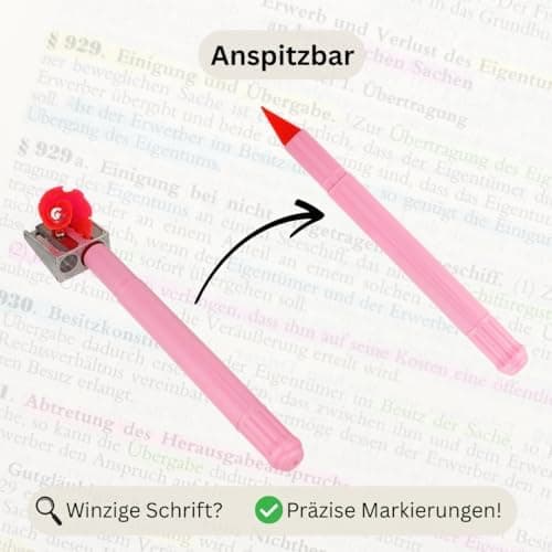 Habersack Gesetzbücher Gel-Textmarker Satorius -farbenfroh für dünnes Papier und Kommentare
| Gesetzbücher Highlighter