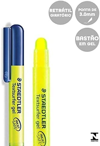 Staedtler Markers Gelb für Kinder-School-Bedingungen-Leicht-zu-entfernen-5mm-Trocknungsmethode-Verschiedene-Muster-30-S