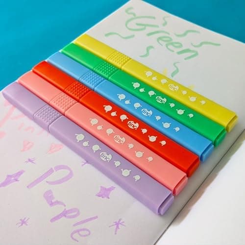 Tinc Pastellmarker Set - Retro Stil - Perfekt für Schule und Hausaufgaben - Flüssiges Schreiben mit sanften Farben --Pac
