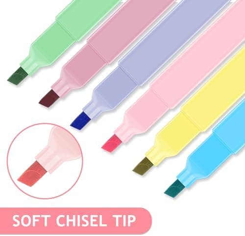 Colpart Ästhetische Textmarker Pastell - 12 PCS Highlighter Pen, Text Marker Stifte für Journaling und Note Nehmen im Sc