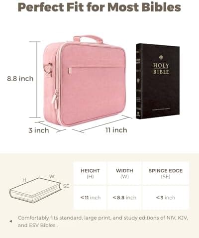 WEMATE 76 Bibelstudienzubehör mit Bibeletui &amp; 15 Textmarkern, perfekt für Bibel Journaling, christliche Geschenke fü
