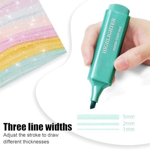 Mini Textmarker Set 30 Stück, Macaron Farben, Ideal für Schule und Büro
| Mini Textmarker Set 30 Stück, Eis-am-Stiel De