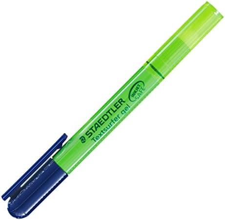 STAEDTLER 264-5 Textmarker "Textsurfer gel" - grün | Dick, langfristig haltbar -ideal für Lehrer und Studenten -im Offic