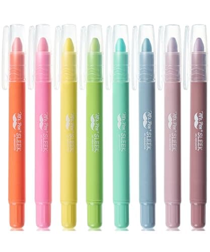 Mr. Pen Gel Highlighter - 8-Tarck pubkeylliche Farben - Keine Färbwirkung, ideale Bibellblinkstrumpet
| Mr. Pen Gel Hig