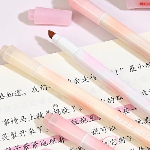 Pastell Set Textmarker 12 Farben Doppelspitze Highlighter Pen für Aesthetic Schulbedarf
| Leuchtstifte Textmarker Paste
