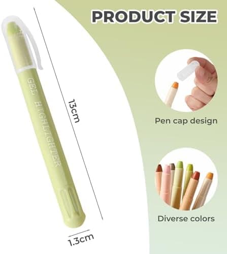 Bibel Textmarker 8 Farben - Highlighter Stifte Set für Bibelstudium und Schule - No Bleed Pastellfarben
| Bibel Highlig