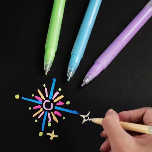 SmootherPro Farbige Gelstifte 0,5 mm Feine Tintenroller-Set zur Kunst Zeichnen Skizzieren Scrapbooking (CS005-6)