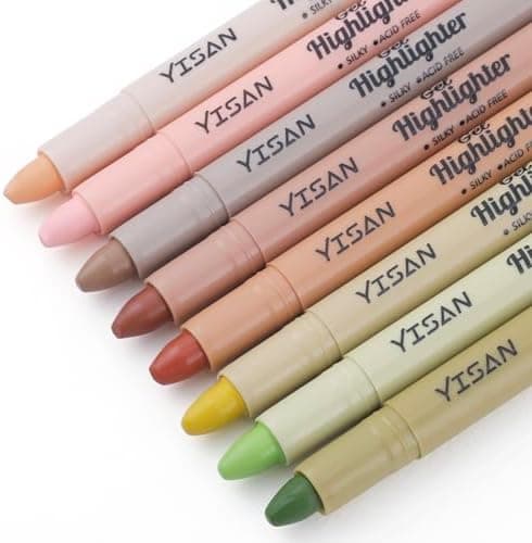 YISAN Bibel Textmarker – Highlighter Stifte für Bibelstudium - Farben: 8, Set: 70658