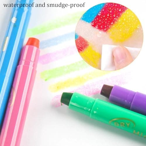 Kinder Bibel Textmarker Set 6 Farben Gel No Bleed Dry Fast Ungiftige Highlighter Stifte für Schule und Büro
| 6 Farben