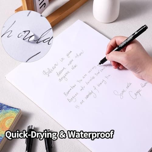 TWOHANDS Micro Fineliner Stifte 12 Farben, 0.25mm Ultrafeine Spitze, Wasserfest, für Künstler und Illustratoren, perfekt