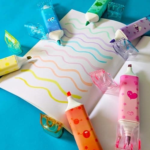 Tinc Pastellmarker Set - Retro Stil - Perfekt für Schule und Hausaufgaben - Flüssiges Schreiben mit sanften Farben --Pac