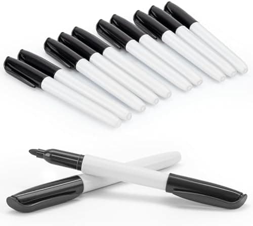 Whiteboard Marker 10 Stück Schwarz Abwischbar Schule Büro
| Magnetisch Whiteboard Stifte 10 Stück Schule Zuhause
| Abwi