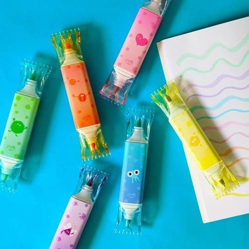 Tinc Pastellmarker Set - Retro Stil - Perfekt für Schule und Hausaufgaben - Flüssiges Schreiben mit sanften Farben --Pac
