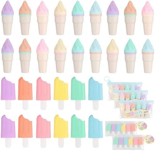 Mini Textmarker Set 30 Stück, Macaron Farben, Ideal für Schule und Büro
| Mini Textmarker Set 30 Stück, Eis-am-Stiel De