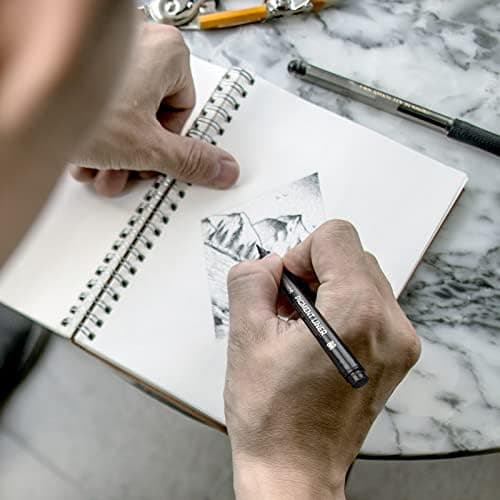 TWOHANDS Micro Fineliner Stifte 12 Farben, 0.25mm Ultrafeine Spitze, Wasserfest, für Künstler und Illustratoren, perfekt