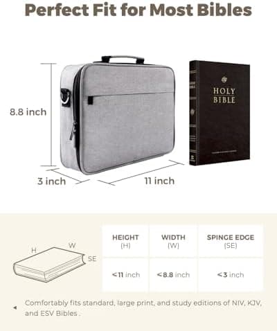 WEMATE 76 Bibelstudienzubehör mit Bibeletui &amp; 15 Textmarkern, perfekt für Bibel Journaling, christliche Geschenke fü