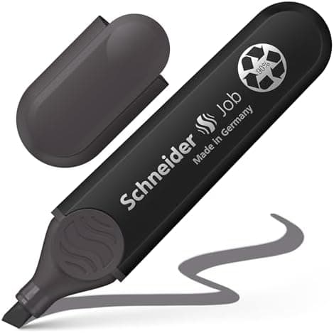 Schneider Job 150 Pastell Textmarker - recycelter Kunststoff, Der blaue Engel ausgezeichnet, 10er Pack rosé