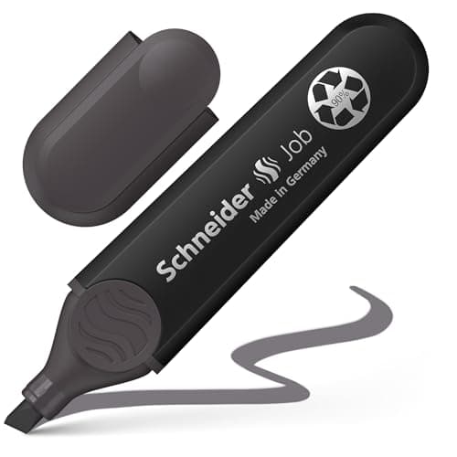 Schneider Job 150 Pastell Textmarker - recycelter Kunststoff, Der blaue Engel ausgezeichnet, 10er Pack rosé