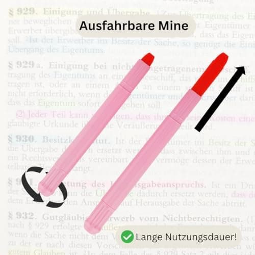 Habersack Gesetzbücher Gel-Textmarker Satorius -farbenfroh für dünnes Papier und Kommentare
| Gesetzbücher Highlighter