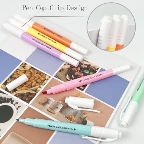 Pastell Marker Bibel Textmarker für Kinder und Erwachsene - 12 Stück Packung
| Klein Format Highlighter Pen Stift Paste