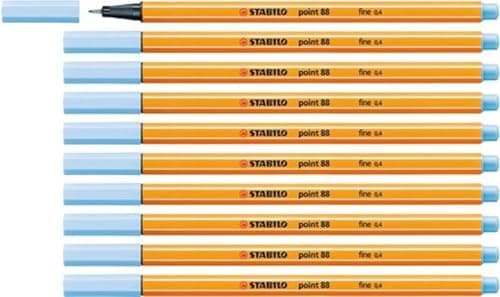 STABILO Fineliner point 88-10er Pack Schwarz für Büro und Studium