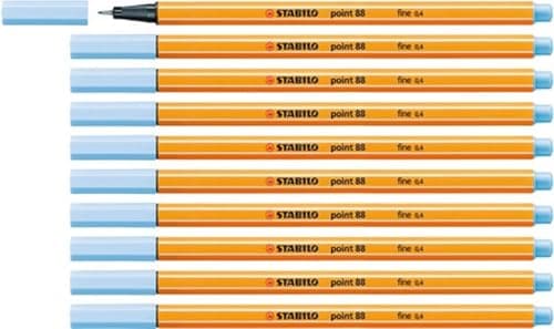 STABILO Fineliner point 88-10er Pack Schwarz für Büro und Studium