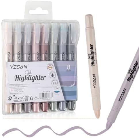 YISAN Bibel Highlighter - Buchstabierungstextmarker, Ideal für Bibeln, 8 Farben Set, 70634
| YISAN Bibel Textmarker - H