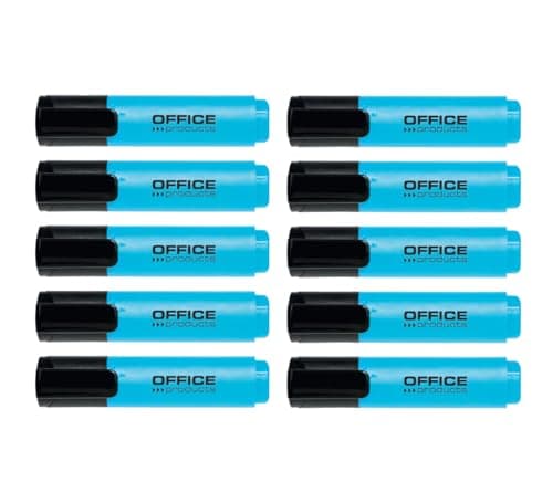 .Office Products Gelbe Highlighter 10er Pack Hohe Qualität für Büro Benutzer
|Office Products Keilspitze Highlighter Gel