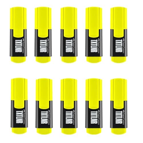Faber-Castell 154218 Textmarker Set TXTLNR - 8 Pastell Marker für Kinder und Erwachsene | Dichte Farbgebung, Portabel De