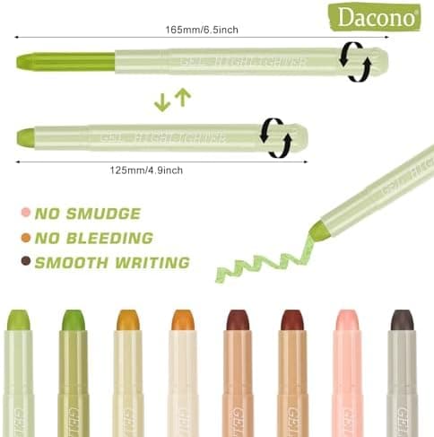 Ungiftige 8 Farben Textmarker Set für Bibelmarker
| Bibelmarker Stifte für Markierung und Notizweise
| Ungiftige 8 Farb