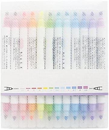 No Bleeding Pastell Textmarker - Bible Textmarker Pastell Textmarker Set für Bibelnotizen Liquid Highlighter Pens
| Pas