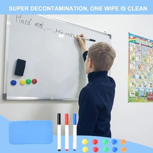 14 Stück Marker Set für Büro und Schule mit bunter Magnetfunktion
| Magnettafelmarker Set von 3 Farben plus Reiniger un